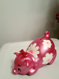 Piggy bank/Personalized piggy bank/girls piggy bank/baby bank/ceramic piggy bank/Baby gift/Baby shower gift