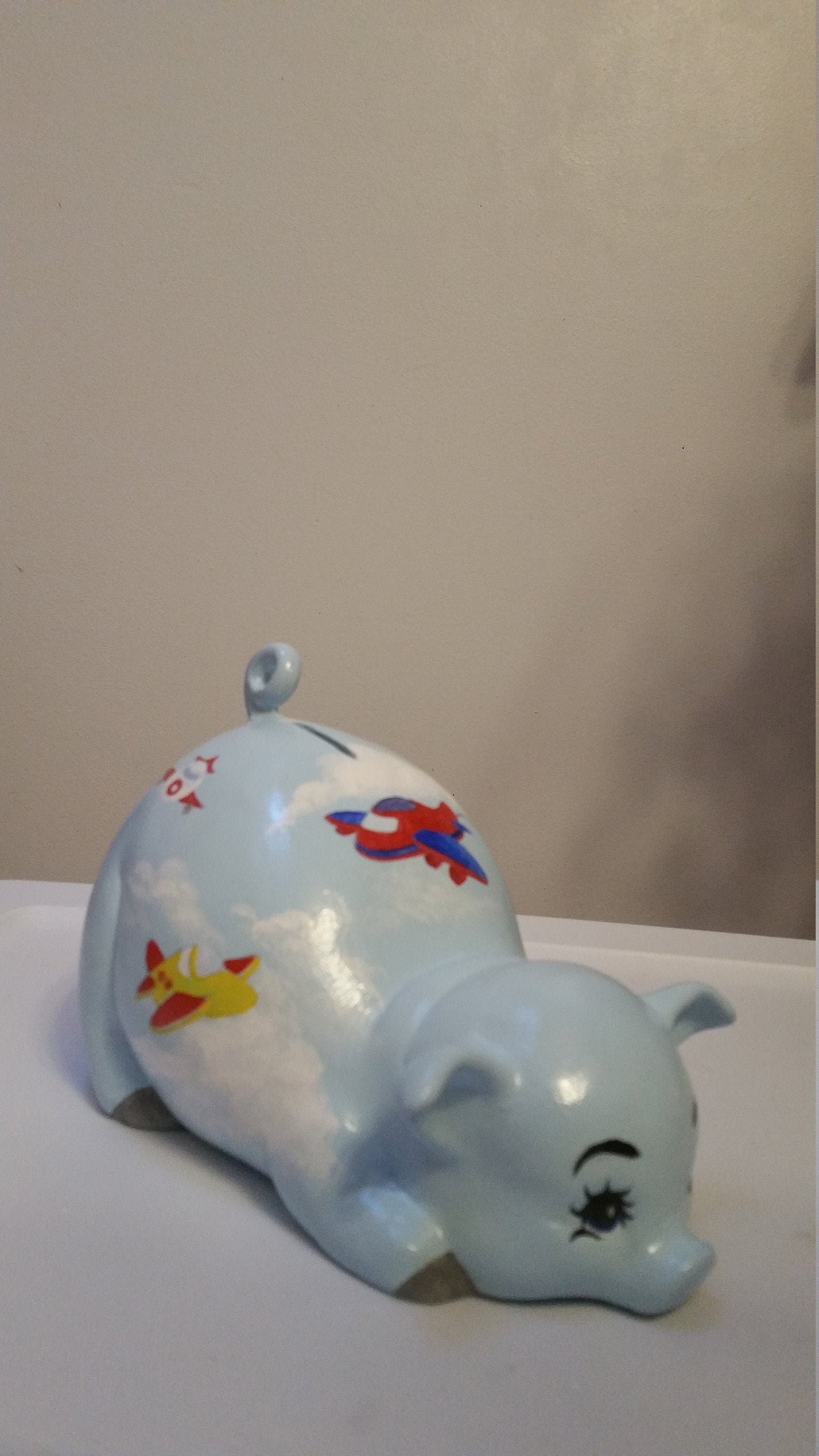 Piggy bank/personalized piggy bank/custom piggy bank/girls piggy bank/ceramic piggy bank/baby gift/baby shower gift/birthday gift