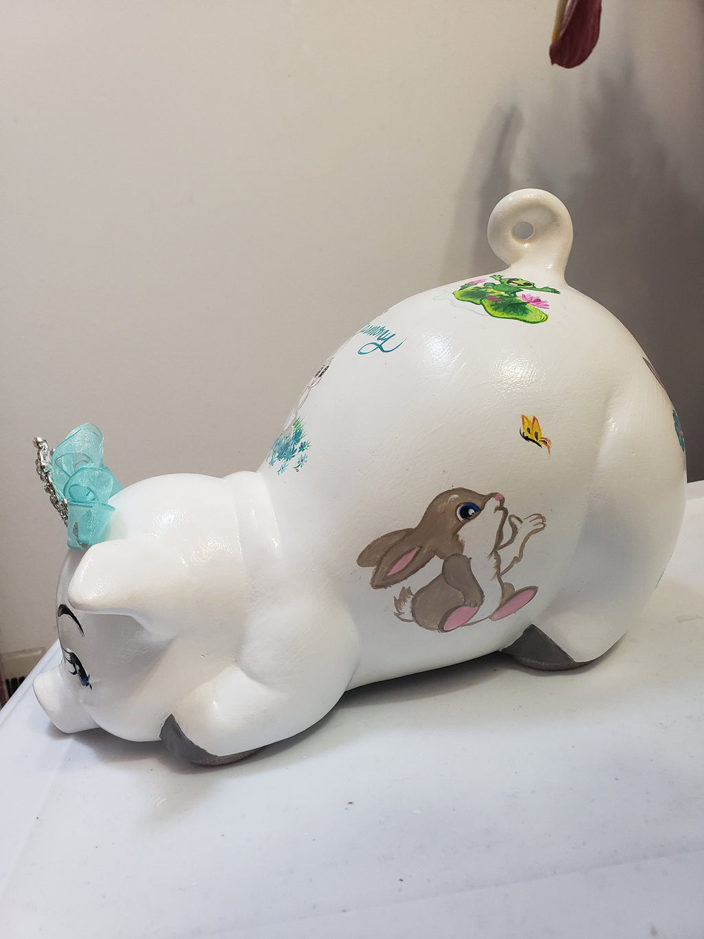 Piggy bank/personalized piggy bank/large piggy bank/girls piggy bank/baby bank/baby's gift/baby shower gift