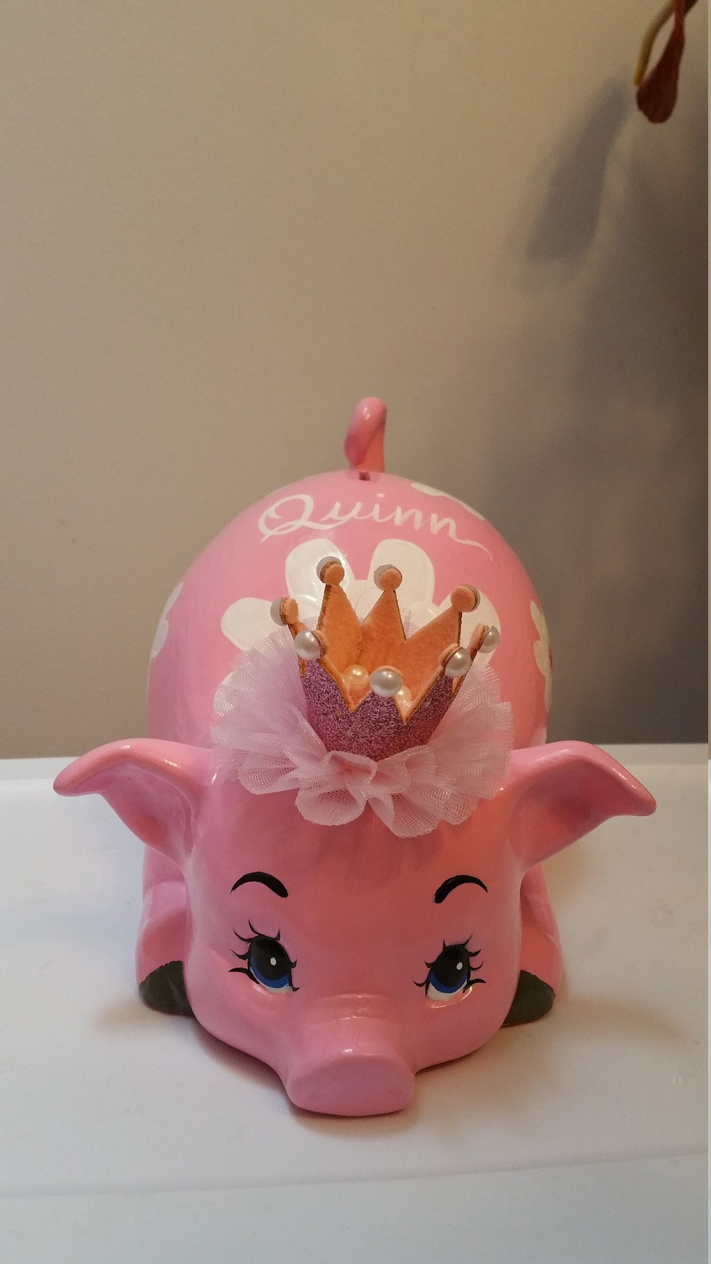 Large piggy bank with personalization/piggy bank/girls piggy bank