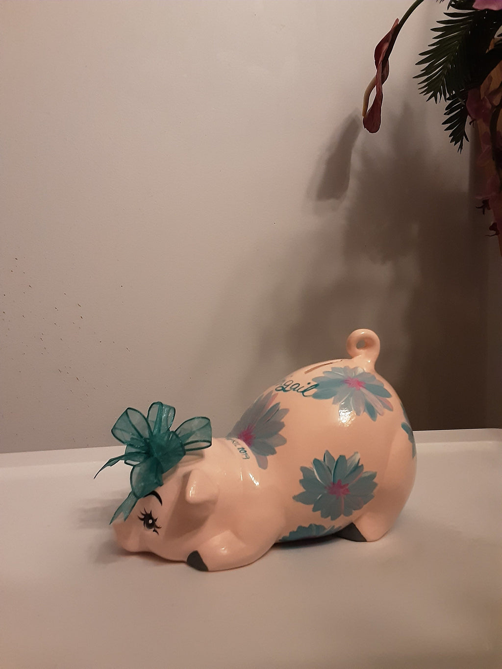 Piggy bank/Personalized piggy bank/girls piggy bank/Baby bank/baby gift/Baby shower gift