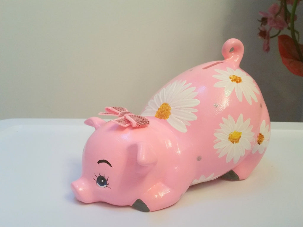 Piggy bank/Girls piggy bank/Personalized piggy bank/Baby bank/Baby gift/Baby shower gift