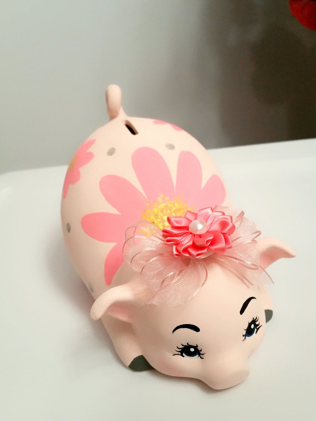 Piggy bank/personalized piggy bank/girls piggy bank/pink piggy bank/baby gift/baby shower gift