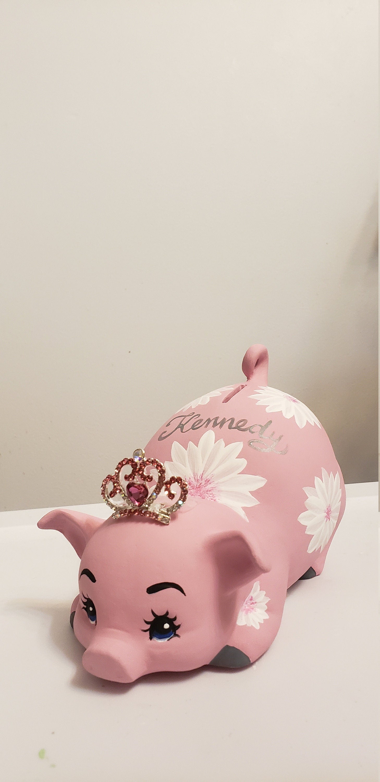 Piggy bank/Personalized piggy bank/girls piggy bank/baby bank/ceramic piggy bank/Baby gift/Baby shower gift