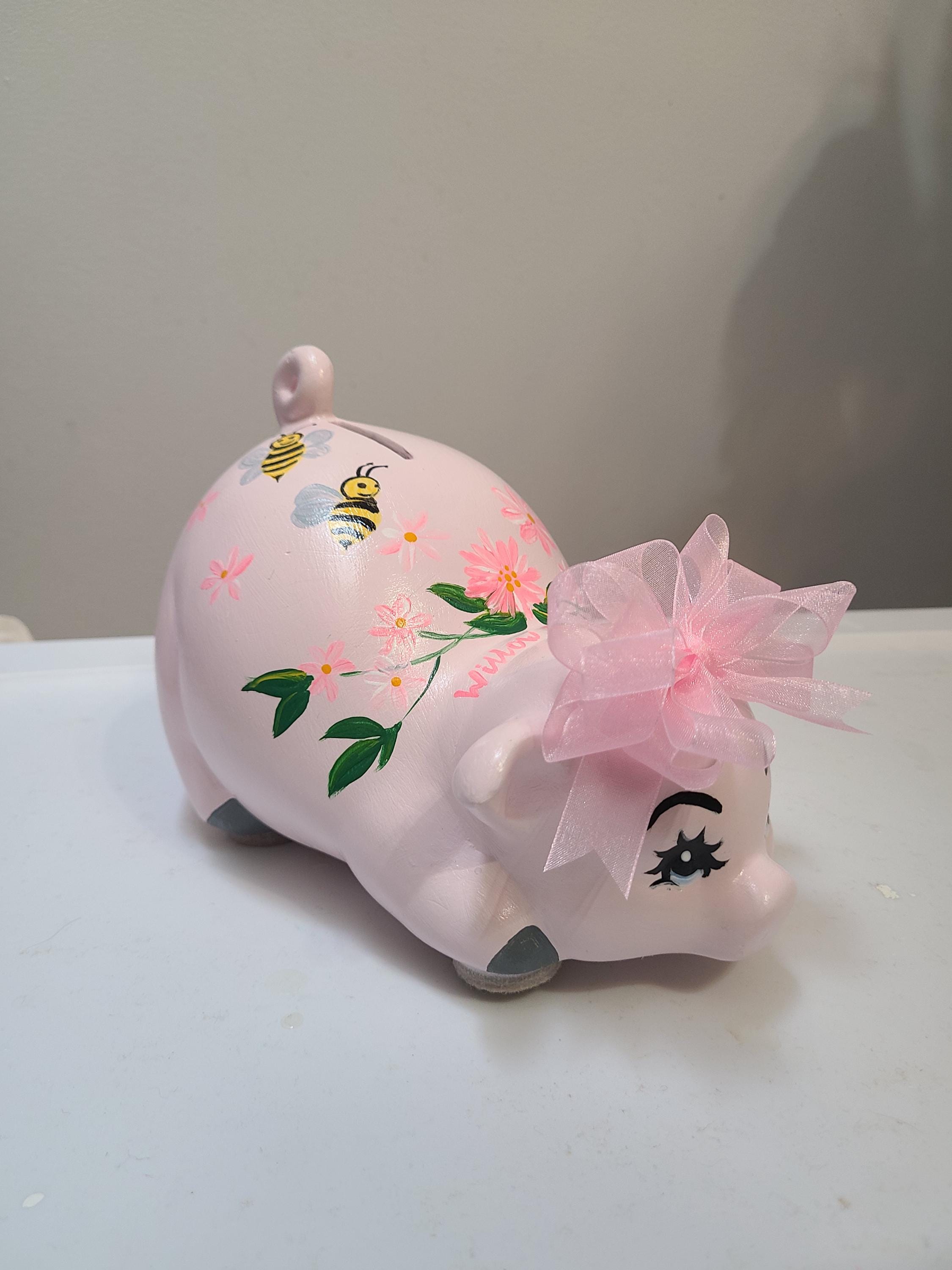 Piggy bank/personalized piggy bank/custom piggy bank/girls piggy bank/baby gift/baby shower gift/birthday gift