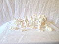 Nativity set: Medium Glazed Ceramic Nativity
