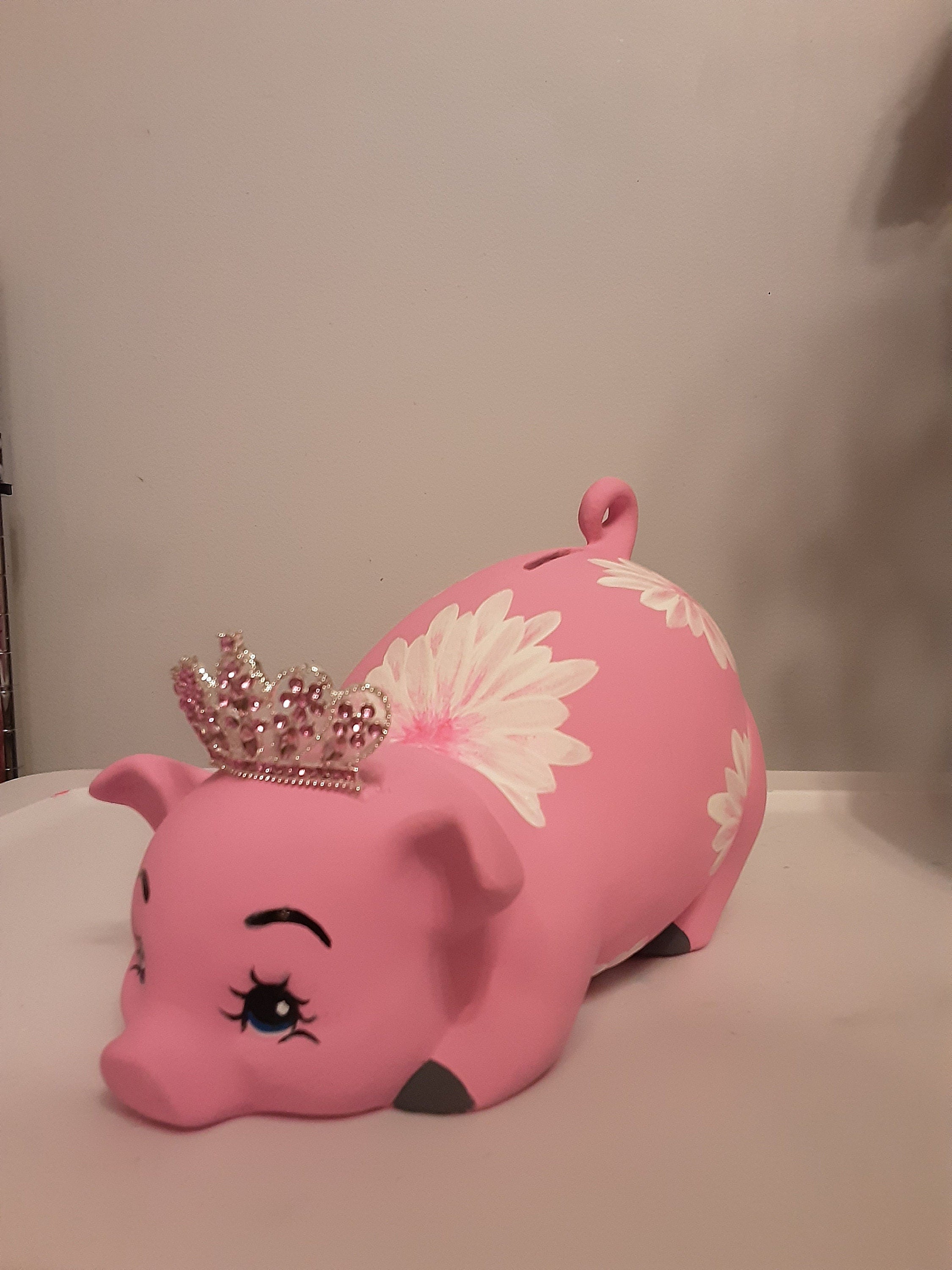 Personalized piggy bank/girls piggy bank/baby bank/baby gift/baby shower gift