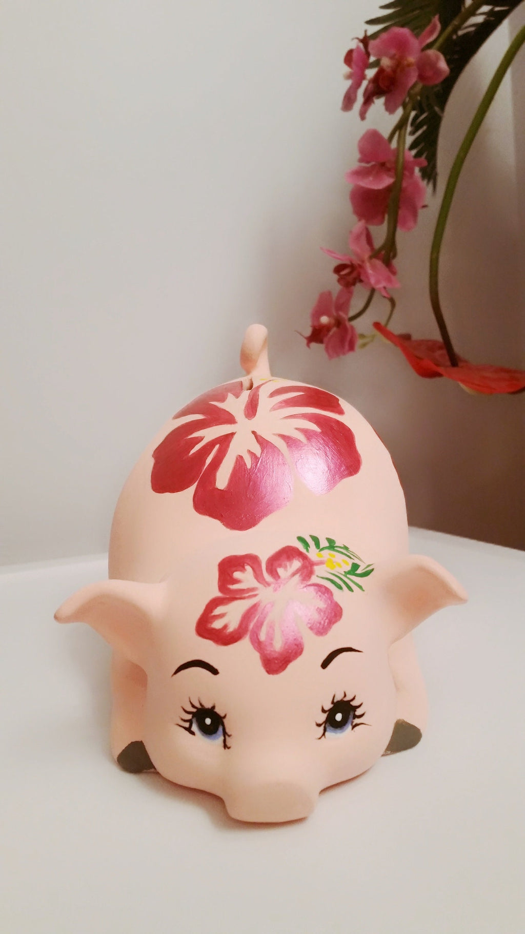 Personalized Piggy Bank/Girls Piggy Bank/Pink Piggy Bank/ceramics piggy bank/baby gift/ baby shower gift