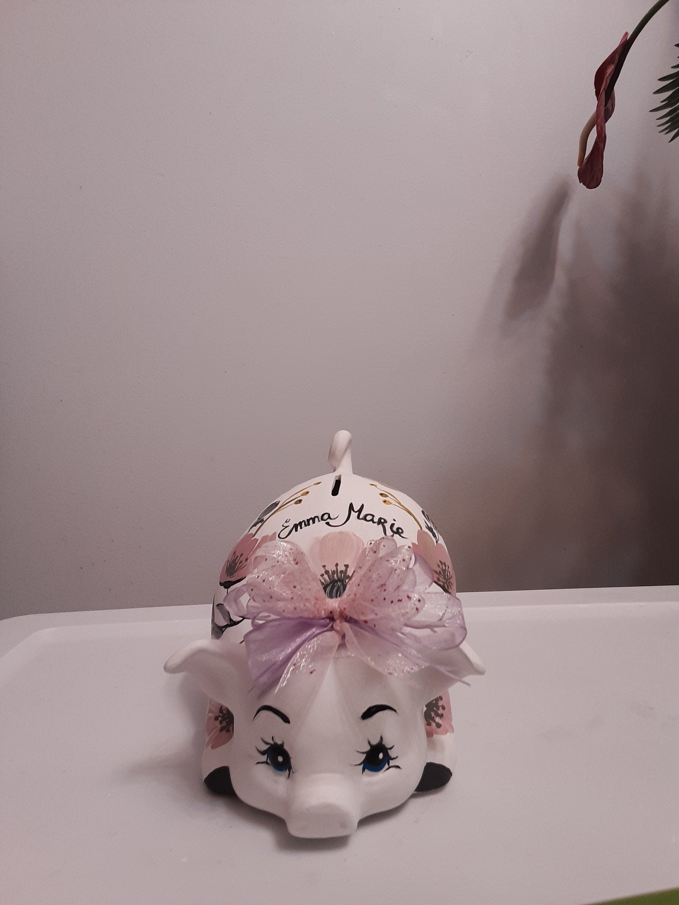 Large Piggy bank/personalized piggy bank/custom piggy bank/girls piggy bank/baby gift/baby shower gift/birthday gift