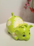 Piggy bank/Personalized piggy bank/piggy bank/girls piggy bank/ceramics piggy bank/baby gift/baby shower gift