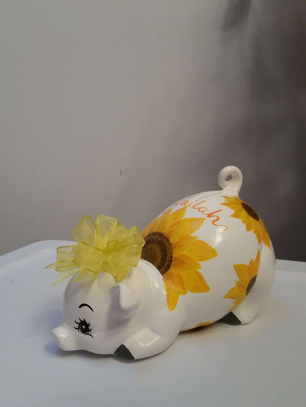 Large piggy bank with personalization/piggy bank/girls piggy bank